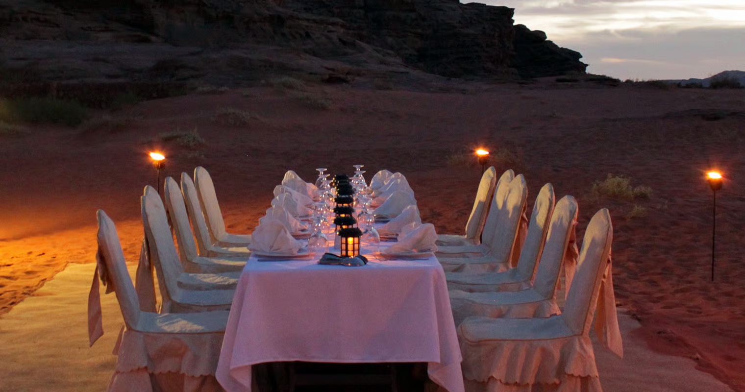 Private experience in Wadi Rum desert